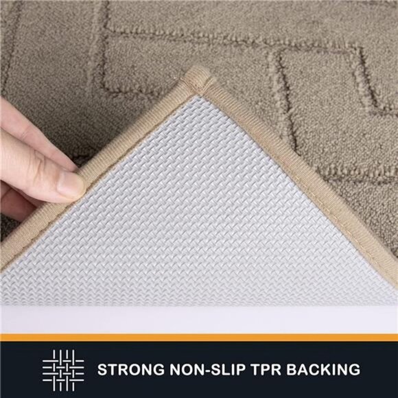 Dirt Trapper Door Mat 23.5" x 35.5", Non-Slip Machine Washable Entrance Rug - Picture 2 of 6